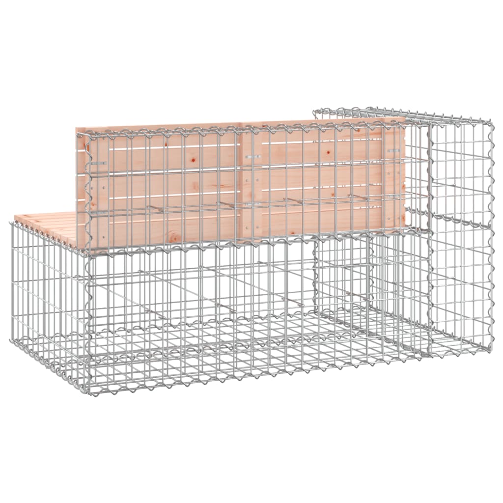 Tuinbank Schanskorfontwerp 122X71X65,5 Cm Massief Douglashout 122 x 71 x 65.5 cm Natuurlijk douglashout