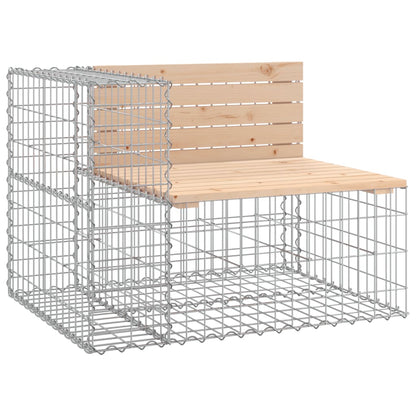 Tuinbank Schanskorfontwerp 184X71X65,5 Cm Massief Grenenhout Natuurlijk grenenhout