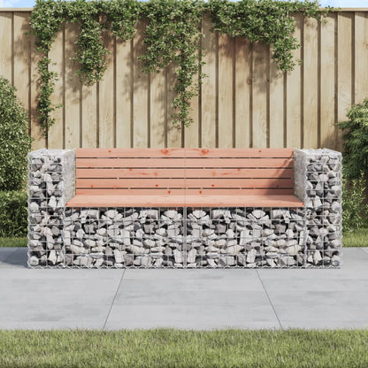 Tuinbank Schanskorfontwerp 184X71X65,5 Cm Massief Douglashout Natuurlijk douglashout