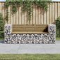 Tuinbank Schanskorfontwerp 184X71X65,5 Cm Geïmpregneerd Hout Donkerbruin