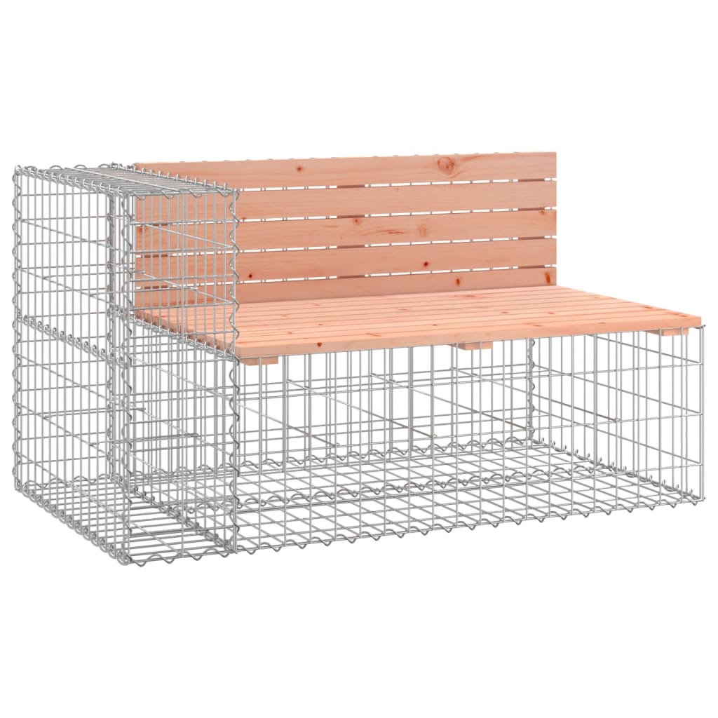 Tuinbank Schanskorfontwerp 244X71X65,5 Cm Massief Douglashout Natuurlijk douglashout