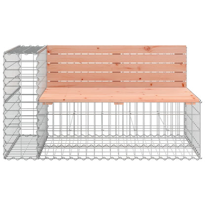 Tuinbank Schanskorfontwerp 244X71X65,5 Cm Massief Douglashout Natuurlijk douglashout