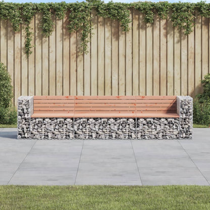 Tuinbank Schanskorfontwerp 287X71X65,5 Cm Massief Douglashout Natuurlijk douglashout