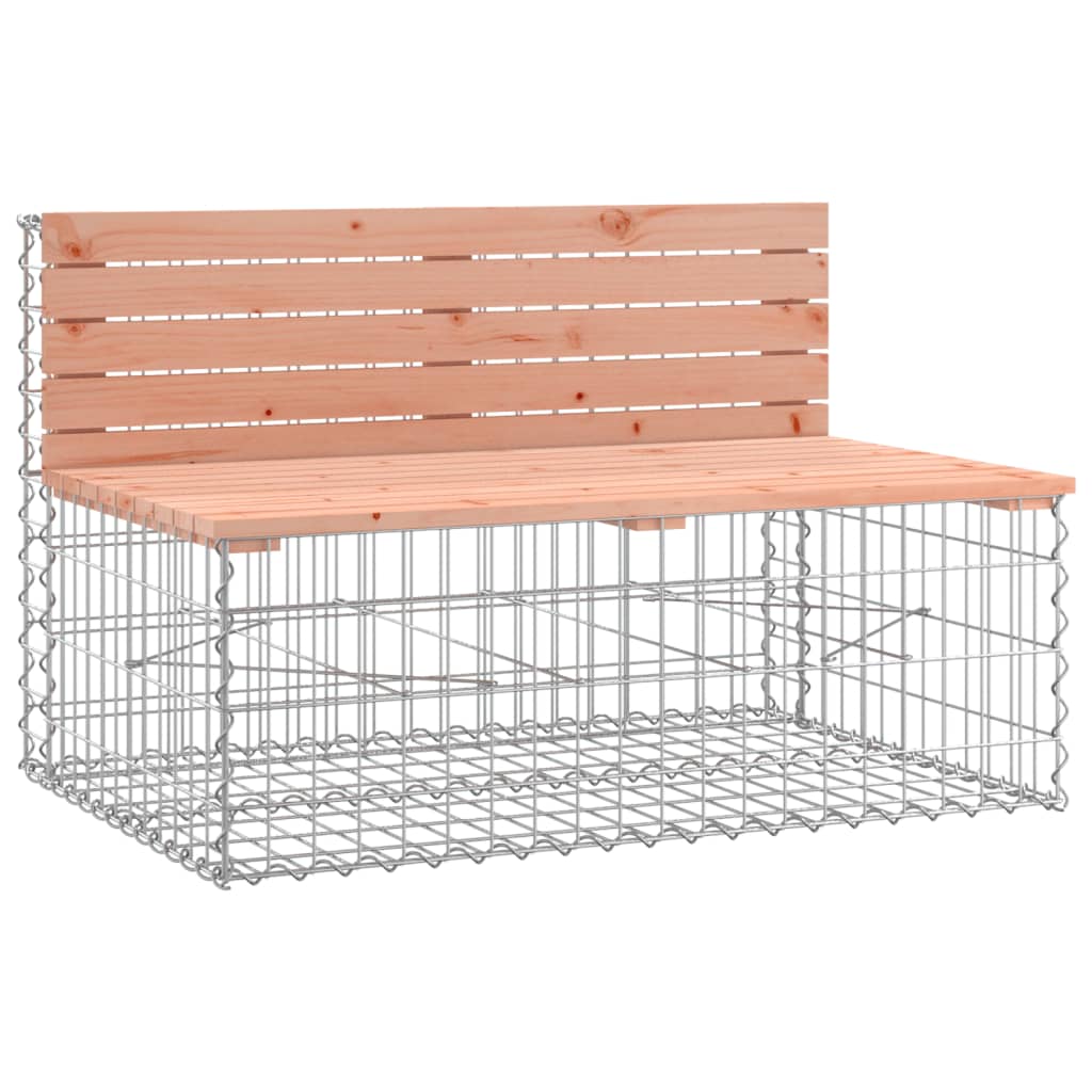 Tuinbank Schanskorfontwerp 347X71X65,5 Cm Massief Douglashout Natuurlijk douglashout