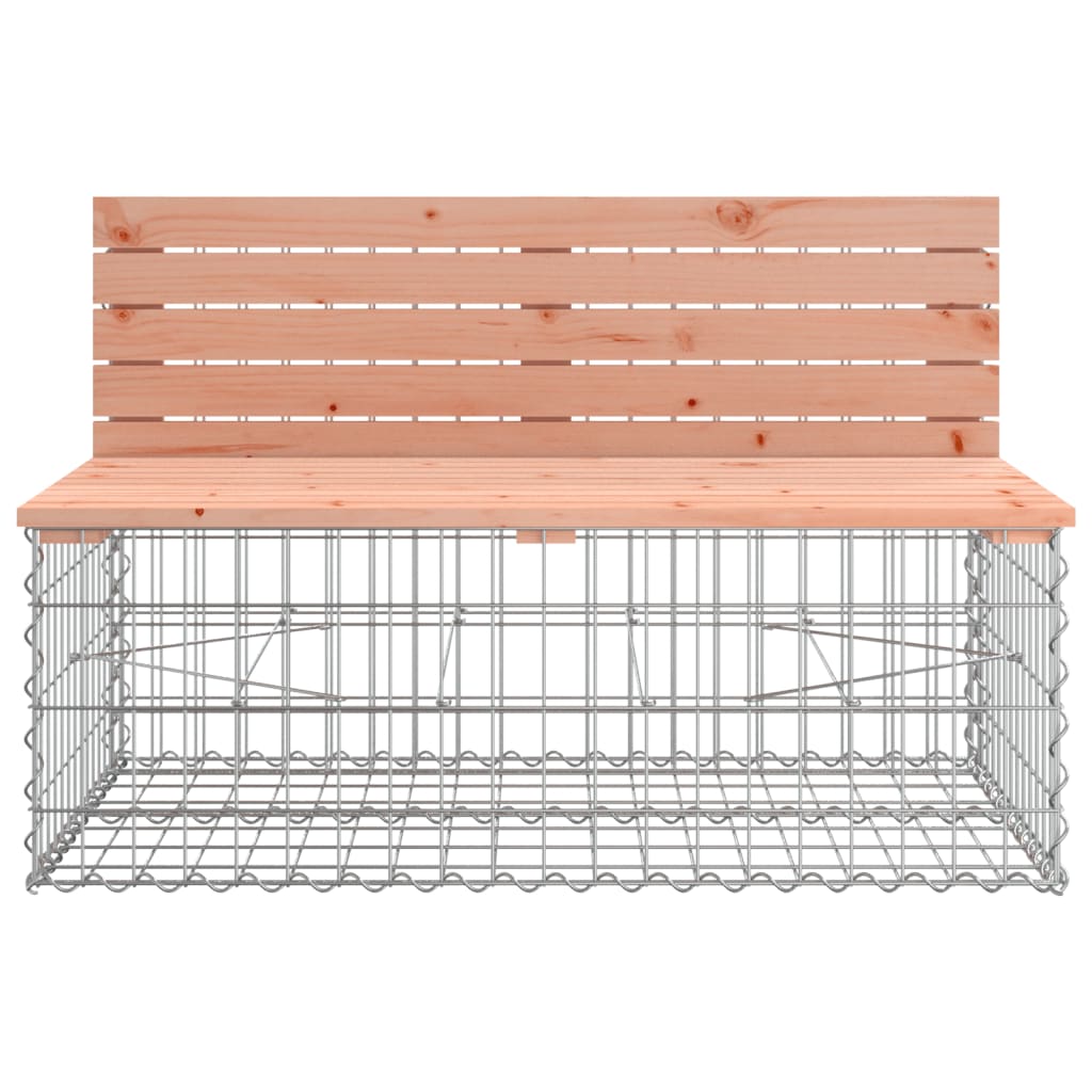 Tuinbank Schanskorfontwerp 347X71X65,5 Cm Massief Douglashout Natuurlijk douglashout