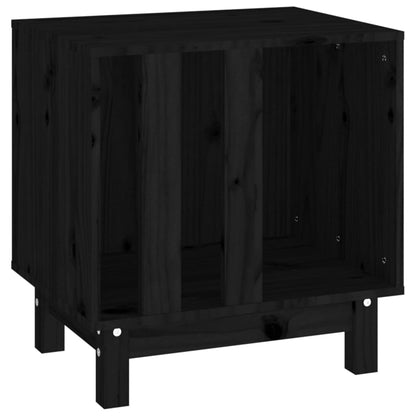 Hondenhok Massief Grenenhout 50 x 40 x 52 cm Zwart