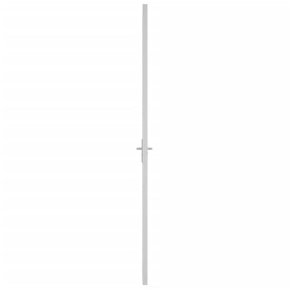 Binnendeur 93x201,5 cm matglas en aluminium wit
