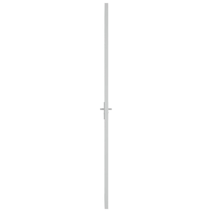 Binnendeur 102,5x201,5 cm ESG-glas en aluminium wit