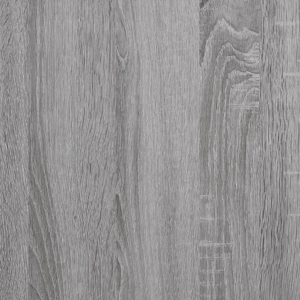 Salontafels 2 st bewerkt hout grijs sonoma eikenkleurig