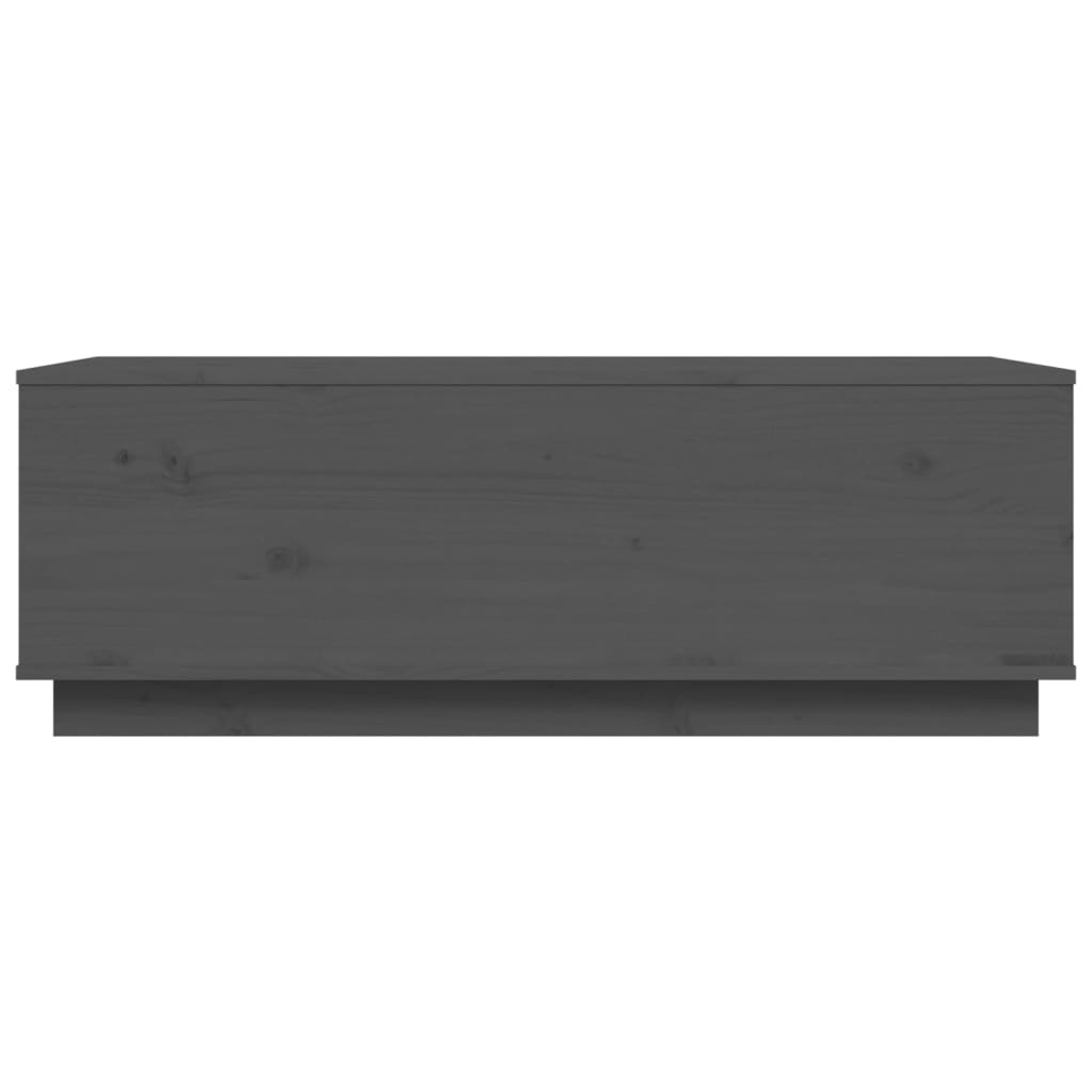 Salontafel 100x50x35 cm massief grenenhout grijs