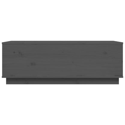 Salontafel 100x50x35 cm massief grenenhout grijs