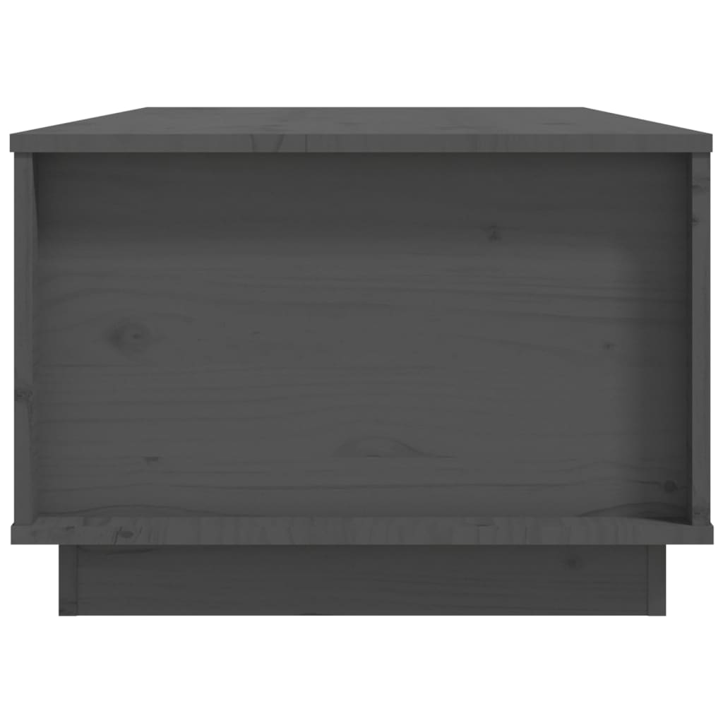 Salontafel 100x50x35 cm massief grenenhout grijs