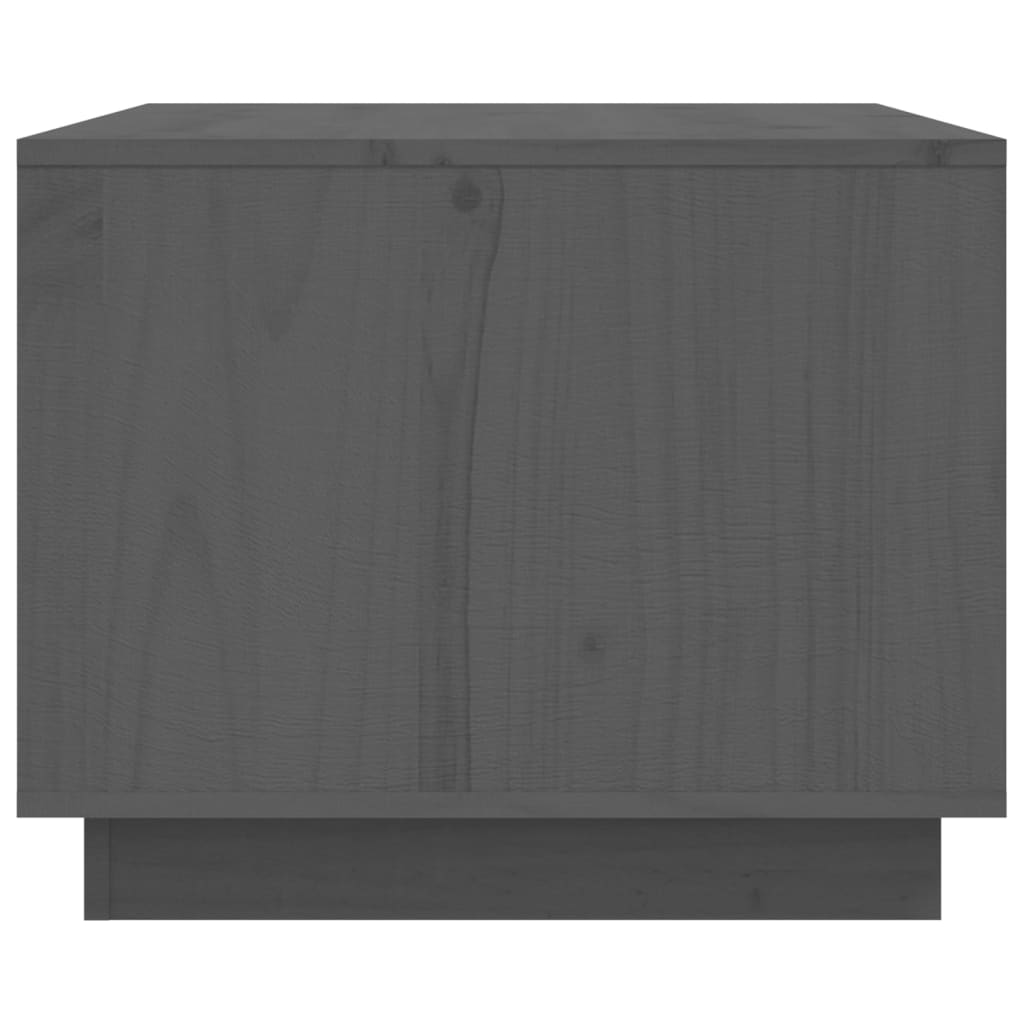 Salontafel 80x50x40 cm massief grenenhout grijs
