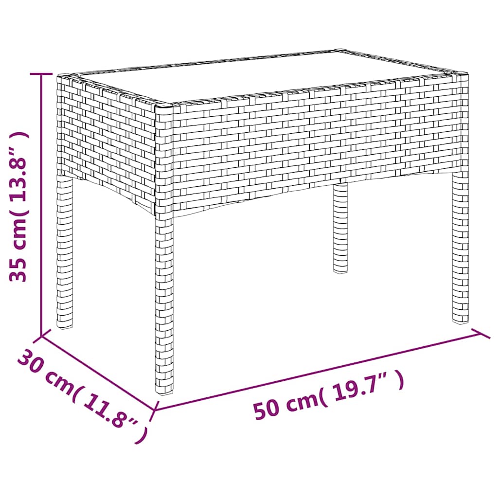 4-delige Loungeset met kussens poly rattan grijs