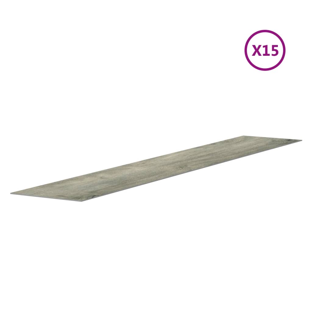 Wandpanelen Houtlook 2,06 M² Pvc 15 Grijs