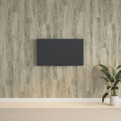 Wandpanelen Houtlook 2,06 M² Pvc 15 Grijs