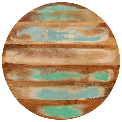 Salontafel Ø50x40 cm massief gerecycled hout en staal