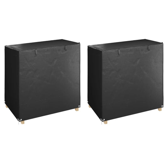 Schommelbankhoezen 2 st 8 oogjes 125x90x135/165 cm polyetheen