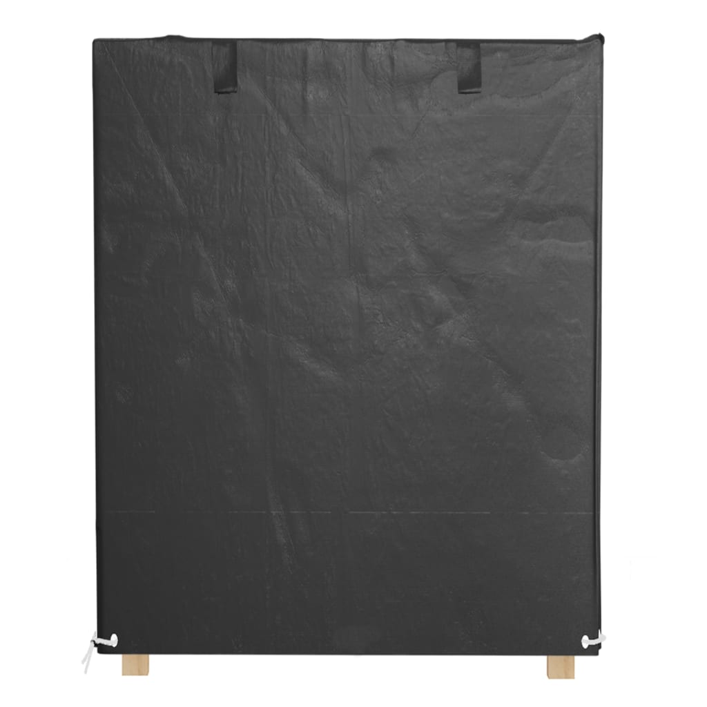 Schommelbankhoezen 2 st 8 oogjes 125x90x135/165 cm polyetheen