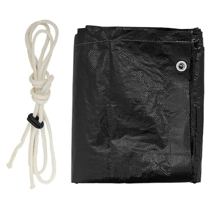Schommelbankhoezen 2 st 12 oogjes 215x150x130/150 cm polyetheen