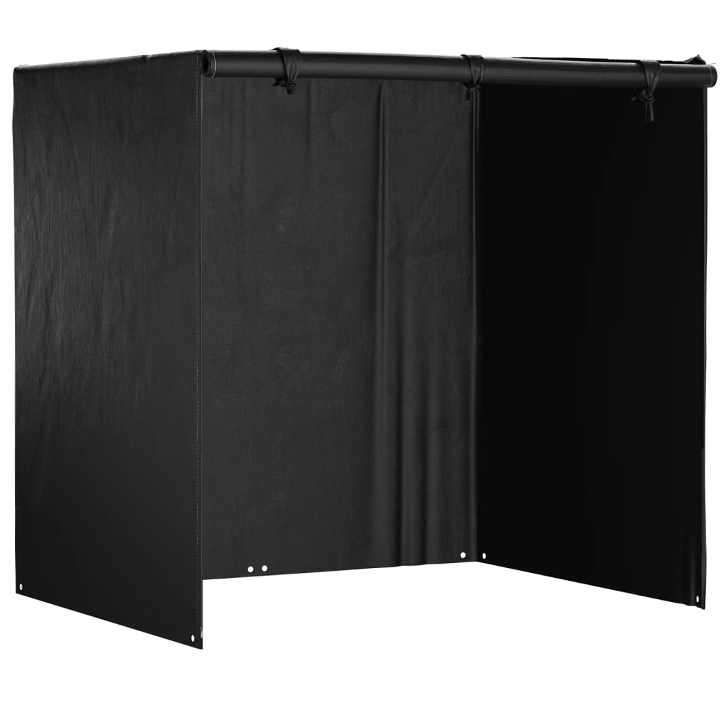 Schommelbankhoezen 2 st met 12 oogjes 220x177x220 cm polyetheen