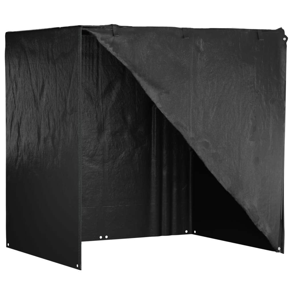 Schommelbankhoezen 2 st met 12 oogjes 220x177x220 cm polyetheen