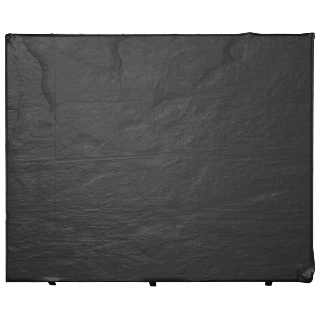 Schommelbankhoezen 2 st met 12 oogjes 220x177x220 cm polyetheen