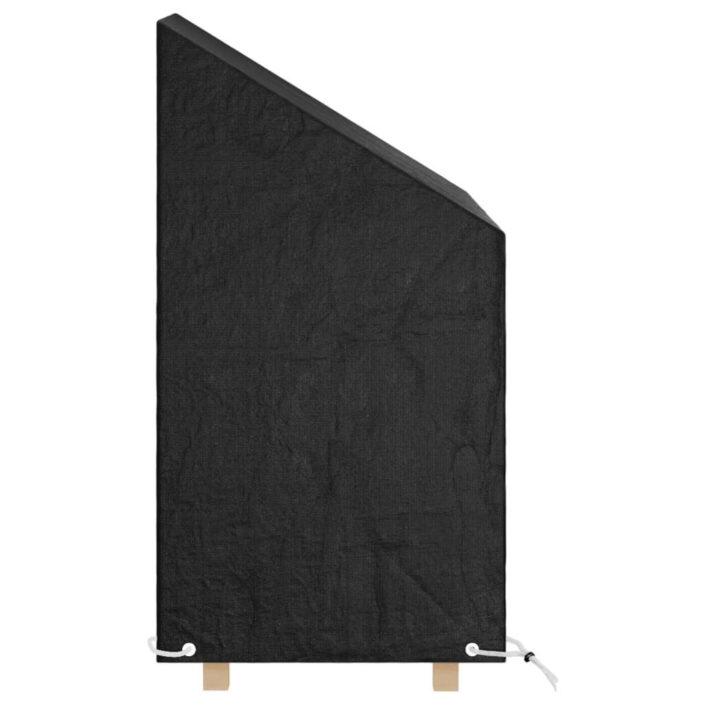 Tuinstoelhoezen 2 st met 8 oogjes 65x65x80/120 cm polyetheen