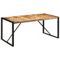 Eettafel 175x90x76 cm massief ruw mangohout