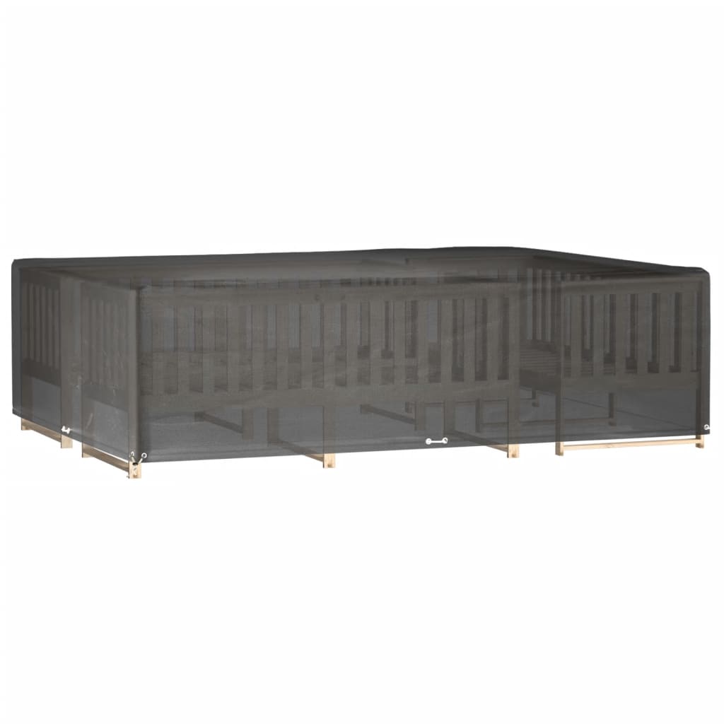 Tuinmeubelhoes met 16 oogjes rechthoekig 300x200x75 cm