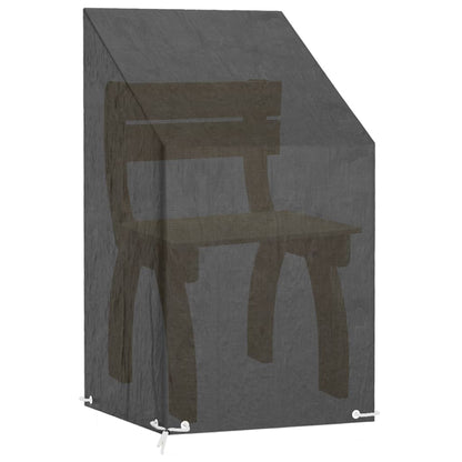 Tuinstoelhoes met 8 oogjes 65x65x80/120 cm polyetheen
