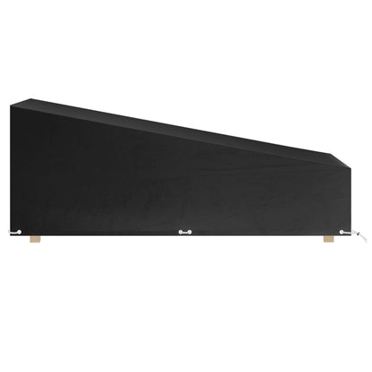 Ligbedhoes met 12 oogjes 205x75x40/70 cm polyetheen