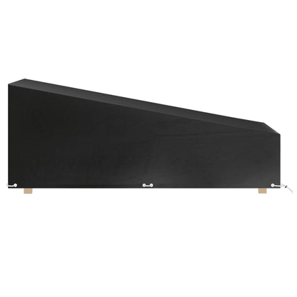 Ligbedhoes met 12 oogjes 200x65x35/60 cm polyetheen
