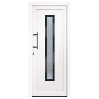 Voordeur 88x200 cm PVC wit