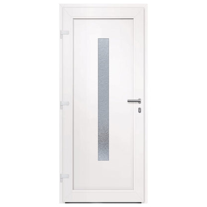 Voordeur 88x200 cm PVC wit
