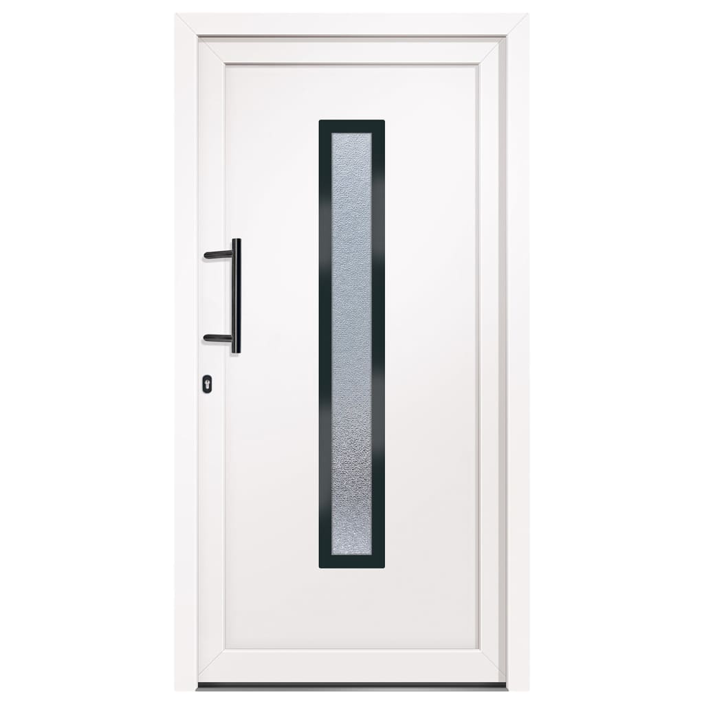 Voordeur 108x208 cm PVC wit