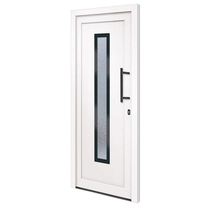 Voordeur 88x200 cm PVC wit