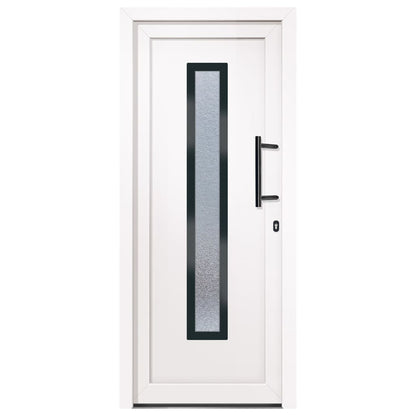 Voordeur 88x200 cm PVC wit