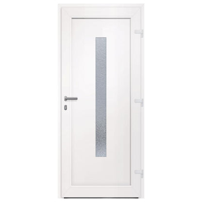 Voordeur 88x200 cm PVC wit