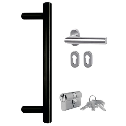 Voordeur 88x200 cm PVC wit