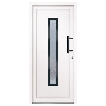Voordeur 98x208 cm PVC wit