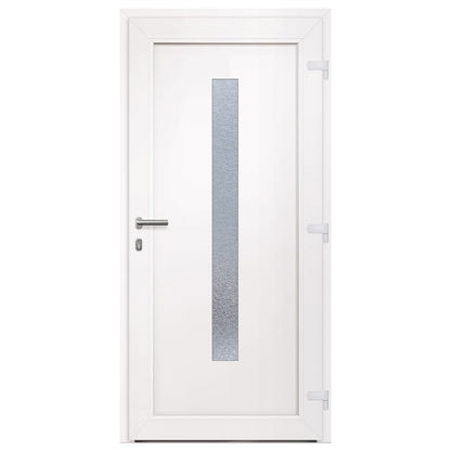 Voordeur 98x208 cm PVC wit