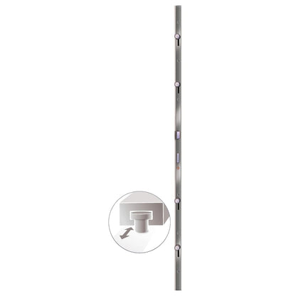 Voordeur 98x208 cm PVC wit