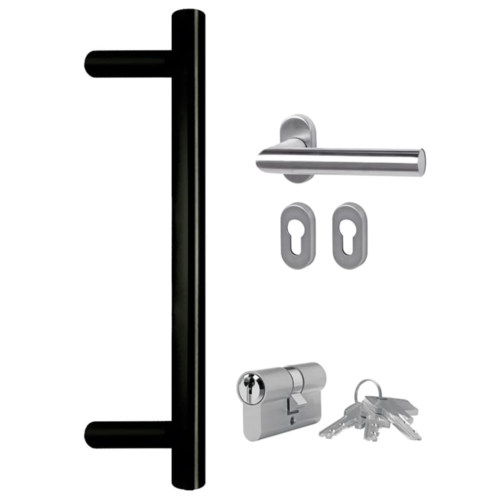 Voordeur 98x208 cm PVC wit