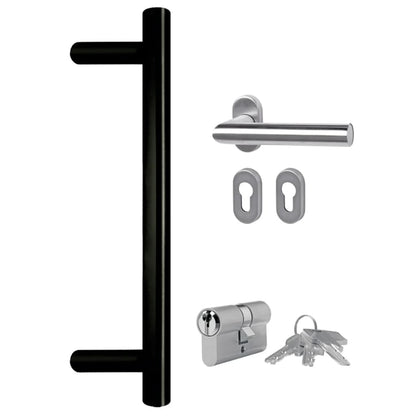 Voordeur 98x208 cm PVC wit
