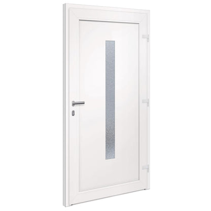 Voordeur 108x200 cm PVC wit