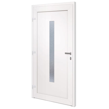 Voordeur 98x200 cm PVC antracietkleurig