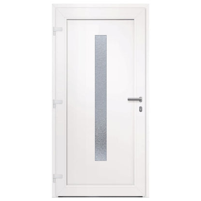 Voordeur 108x200 cm PVC antracietkleurig