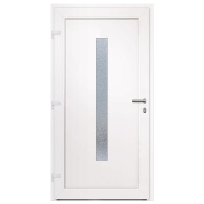 Voordeur 108x208 cm PVC antracietkleurig