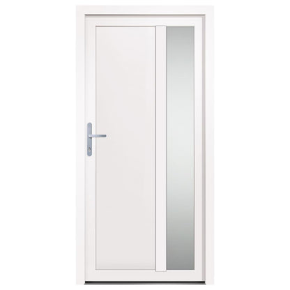 Voordeur 98x200 cm PVC wit